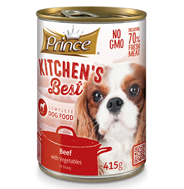 PRINCE KITCHEN BEST PES HOVĚZÍ & ZELENINA 415 G