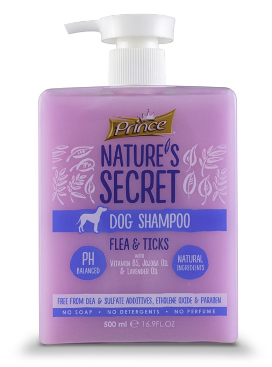 NATURE´S SECRET DOG SHAMPOO FLEA & TICK 500 ml