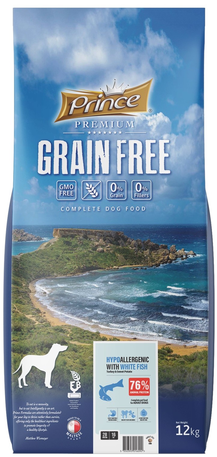 PRINCE HYPOALLERGENIC WITH WHITE FISH 12KG