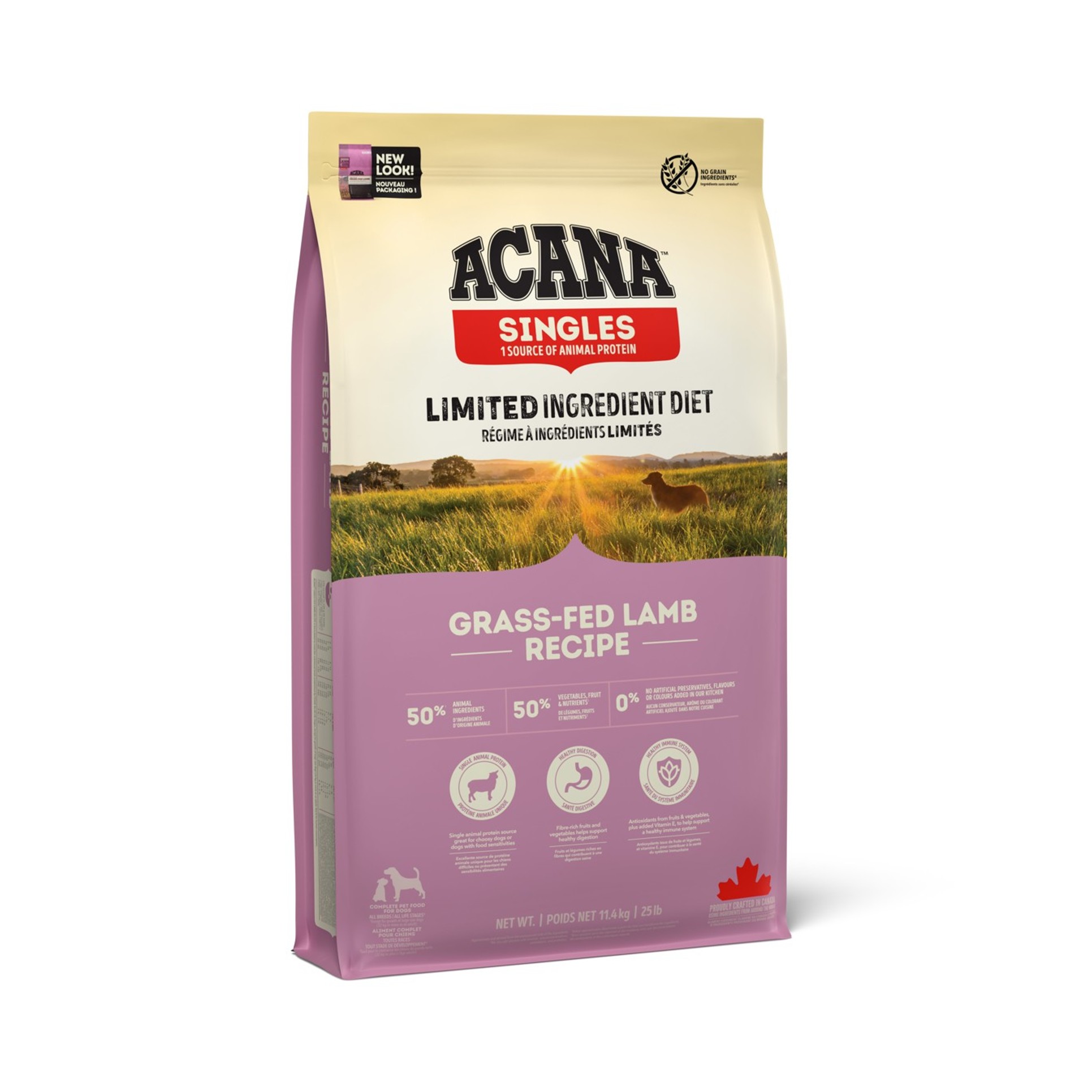 ACANA GRASS-FED LAMB 11,4 kg SINGLES