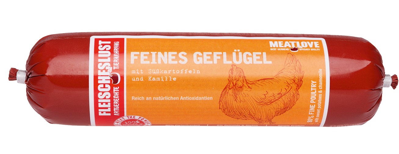 FINE POULTRY 400g sweet potatoes & chamomile