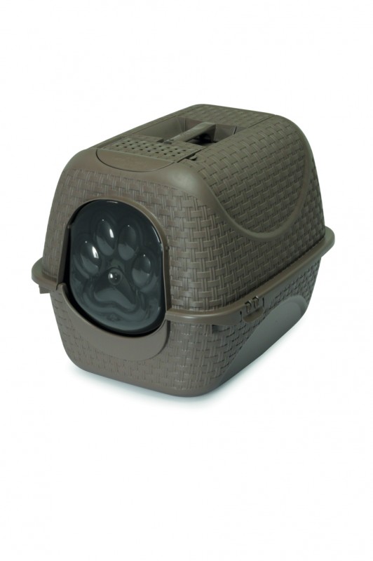 WC TOALETA BOX HNĚDÁ h42 x s50,5 x v40 cm