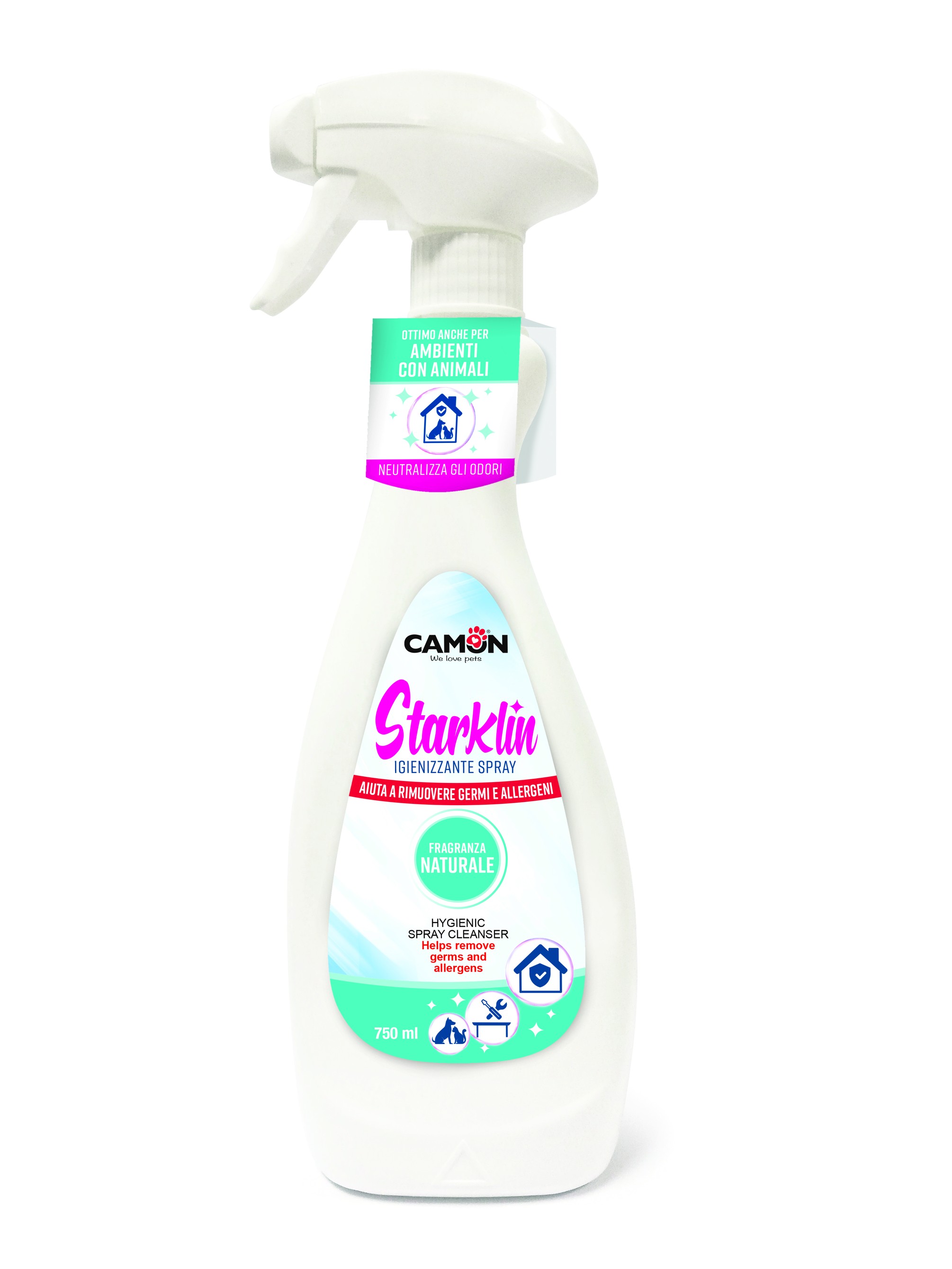 DEZINFEKČNÍ SPREJ STARKLIN 750 ml PŘÍRODNÍ