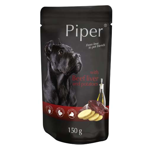 PIPER S HOVĚZÍMI JÁTRY A BRAMBORAMI 150 g