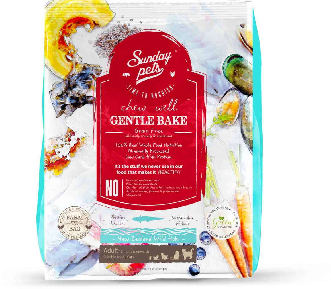 GENTLE BAKE HOKI CAT 1,3 KG