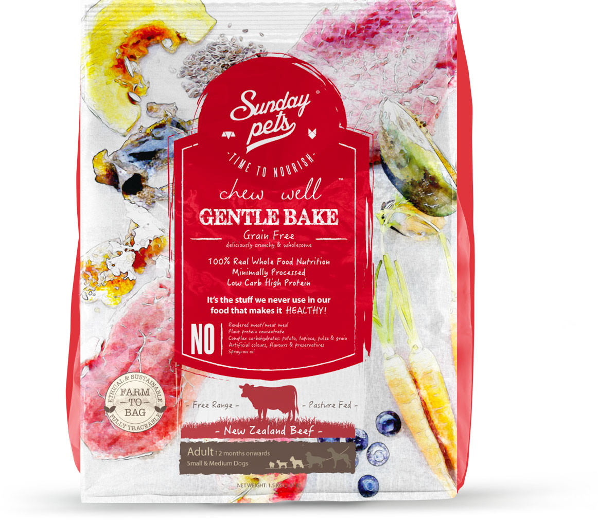 GENTE BAKE BEEF ADULT SMALL/MEDIUM BREED 36 g