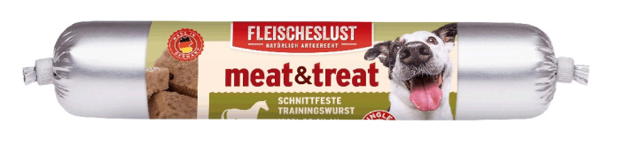 detail MEAT & TREAT HORSE 80g