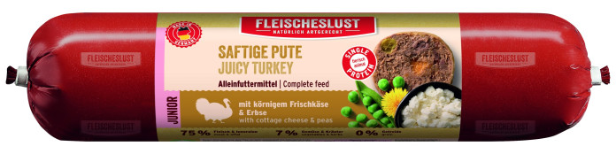 detail JUNIOR JUICY TURKEY WITH COTTAGE CHEESE&PEAS 400G