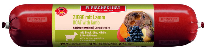 detail GOAT WITH LAMB 400g pumpkin & blueberries