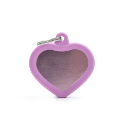 PINK HEART ALU PINK RUBBER