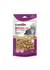CAMON SNACKS CAT SRDÍČKA RÝŽE + KUŘE 1,5x1 cm 50 g