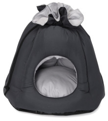 BOUDA CAT 50x50x45 cm MODRÁ CAMON