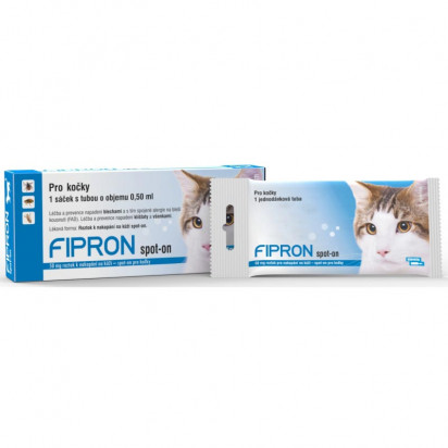FIPRON - SPOT ON PRO KOČKY 1 x 0,5 ml