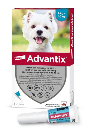 detail ADVANTIX SPOT-ON 1,0ML M/4-10KG