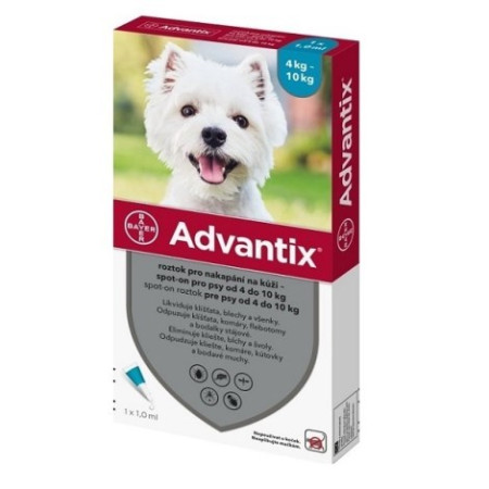 detail ADVANTIX SPOT-ON 1,0ML M/4-10KG