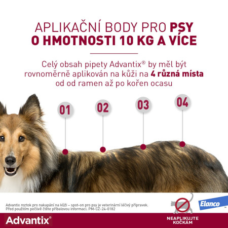 detail ADVANTIX SPOT-ON 2,5ML L/10-25KG