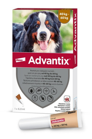 detail ADVANTIX SPOT ON 1*6ML PRO PSY XXL 40-60 KG