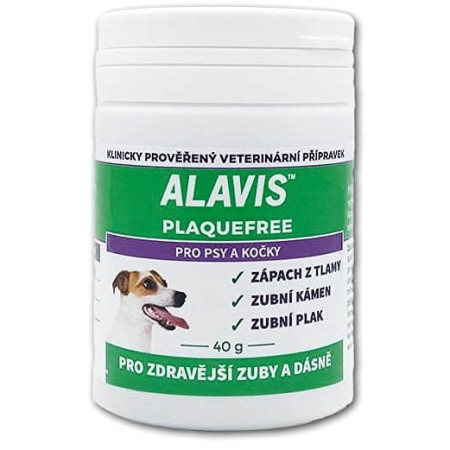 detail ALAVIS PLAQUE FREE PRO PSY A KOČKY 40 G