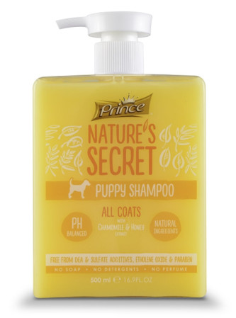detail NATURE´S SECRET PUPPY SHAMPOO ALL COATS 500 ml