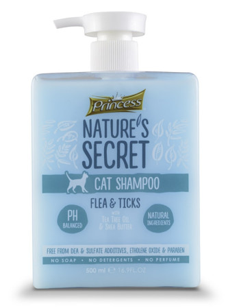 detail NATURE´S SECRET CAT SHAMPOO FLEA & TICK 500 ml