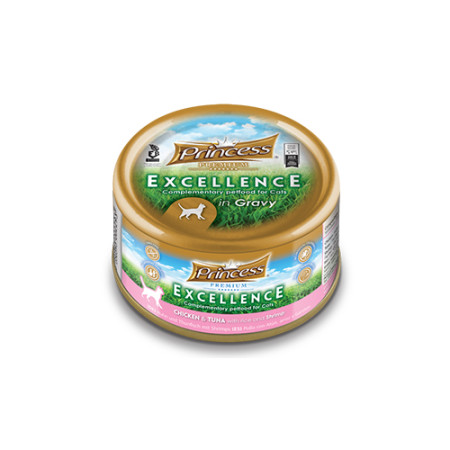 detail PRINCESS TINS KUŘE/TUŇÁK/KREVETY 70G