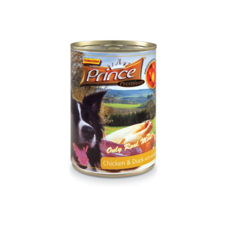 detail PRINCE PREMIUM KUŘE S MANGEM A SLADKÉ BRAMBORY 400G