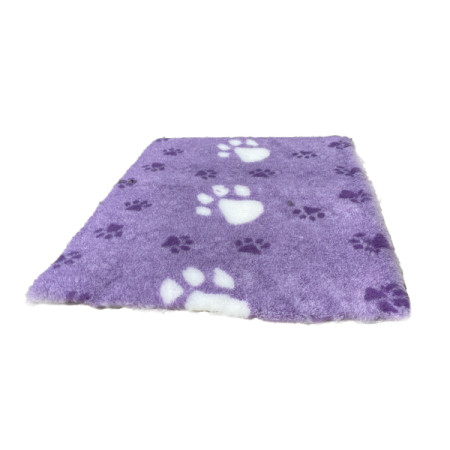 detail TERMOIZOLAČNÍ DEKA BÍLO FIALOVÁ 100x150 cm