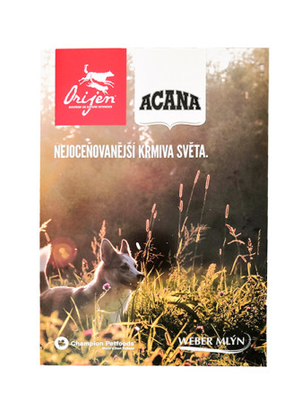 detail REKLAMNÍ DESKY ACANA|ORIJEN