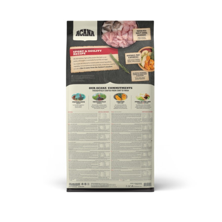 detail ACANA SPORT & AGILITY 17 kg RECIPE