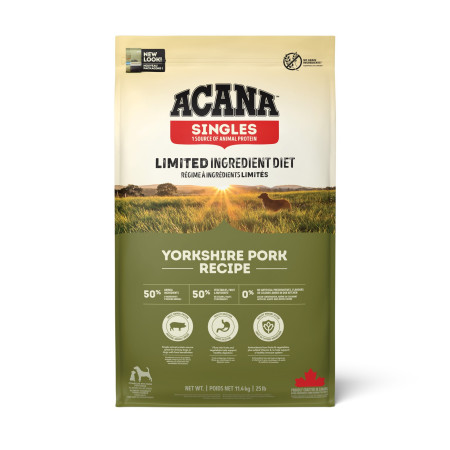 detail ACANA YORKSHIRE PORK 11,4 kg SINGLES