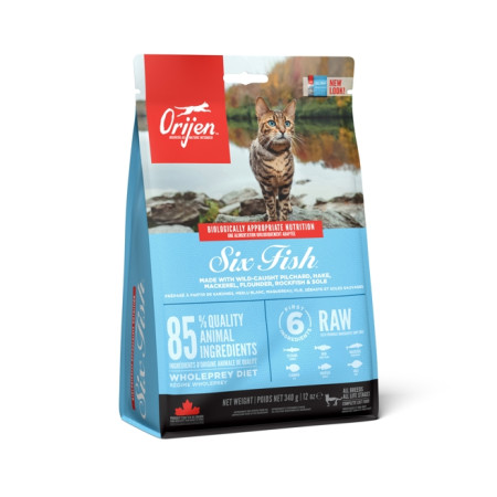detail ORIJEN SIX FISH CAT 340 g