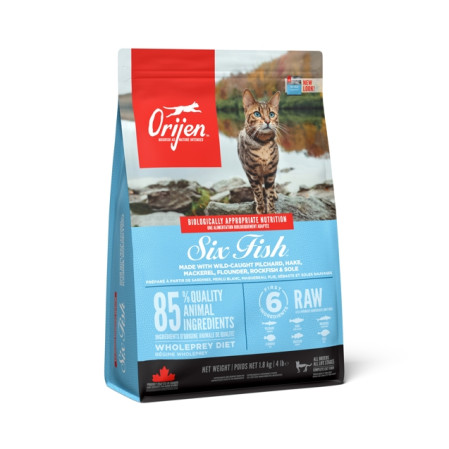 detail ORIJEN SIX FISH CAT 1,8 kg