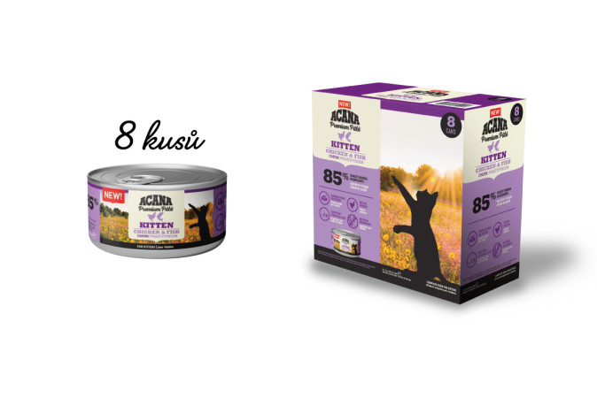 detail ACANA CAT PATE KITTEN 8 x 85 g