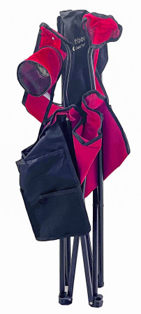 detail KEMPINGOVÉ KŘESLO ČERNÉ ACANA /ORIJEN