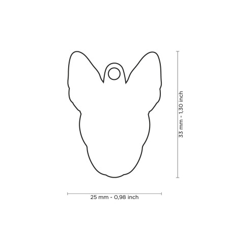 detail WHITE BULL TERRIER