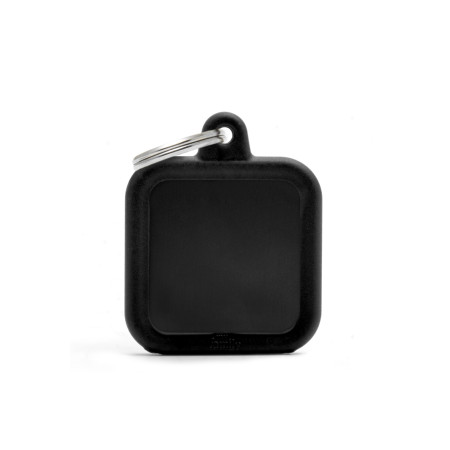detail BLACK SQUARE ALU BLACK RUBBER