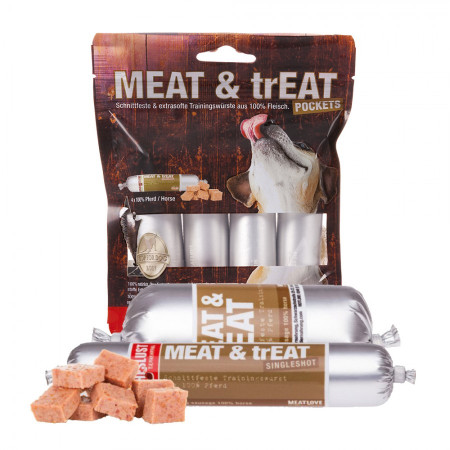 detail MEAT & TREAT HORSE 4x40g