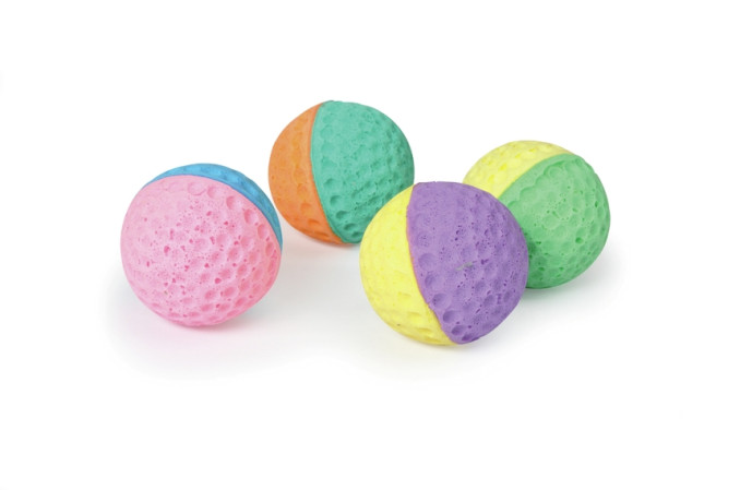 detail BAREVNÝ MÍČEK 4 ks 4 cm