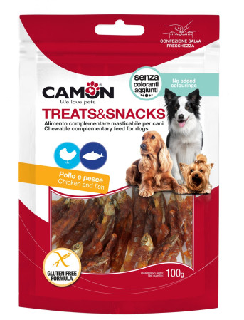 detail SNACKS SARDINKA + KURE 6-9 cm 100 g CAMON