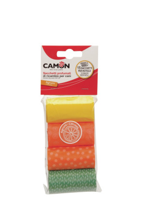 detail SÁČKY NA BOBKY S VŮNÍ CITRUSU 4x15 ks