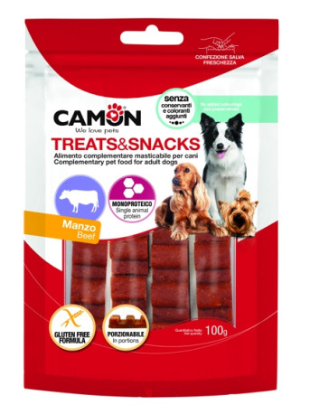 detail PAMLSKY SNACKS HOVĚZÍ 100 g