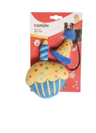detail CAMON HRAČKA CUPCAKE + ČEPIČKA NAROZENINOVÁ 16 cm