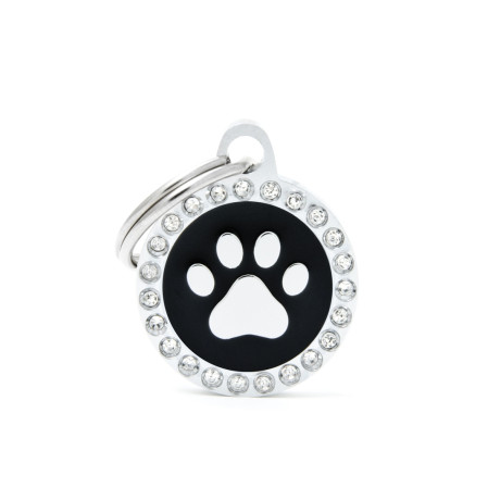 detail SMALL BLACK CIRCLE PAW GLAM