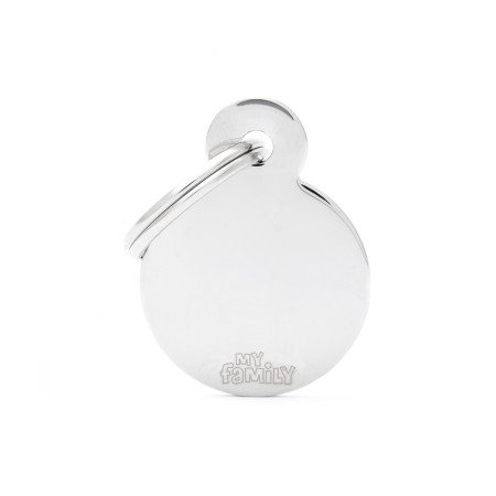 detail SMALL ROUND CHROME PLATED BRASS