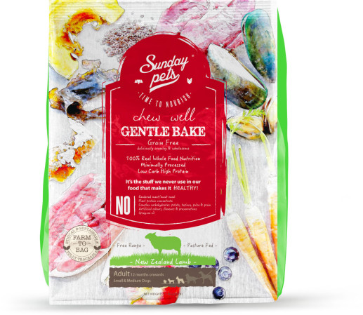 detail SUNDAYPETS LAMB ADULT DOG S/M BREED 1,3 KG