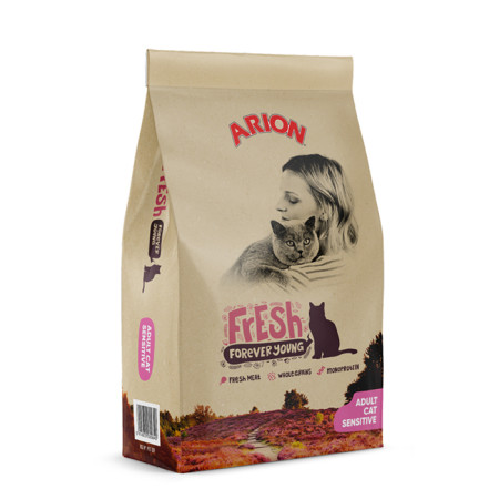 detail ARION FRESH CAT SENSITIVE 12KG