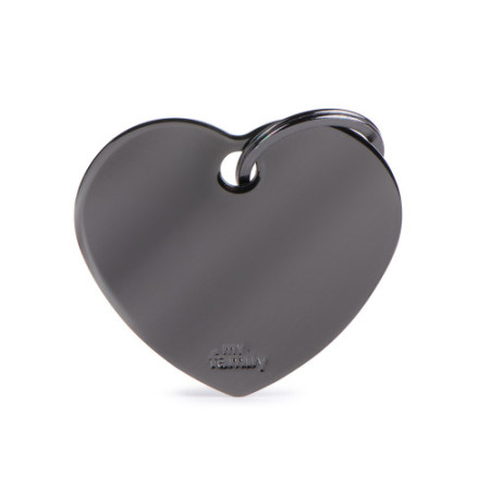 detail BIG HEART CHROME PLATED BRASS