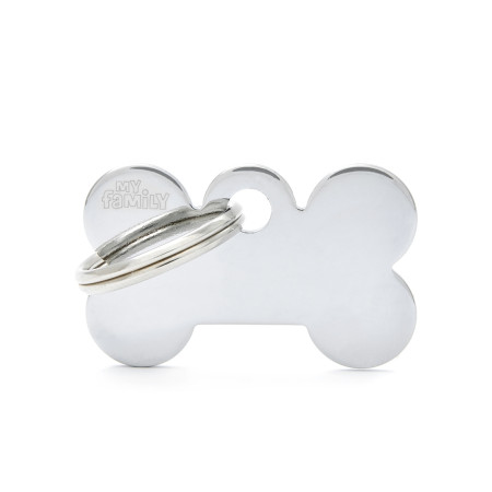 detail SMALL BONE CHROME PLATED BRASS