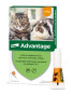 náhled ADVANTAGE 1X0,4ML PRO KOCKY DO 4KG
