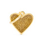 náhled SMALL HEART GLITTER GOLD